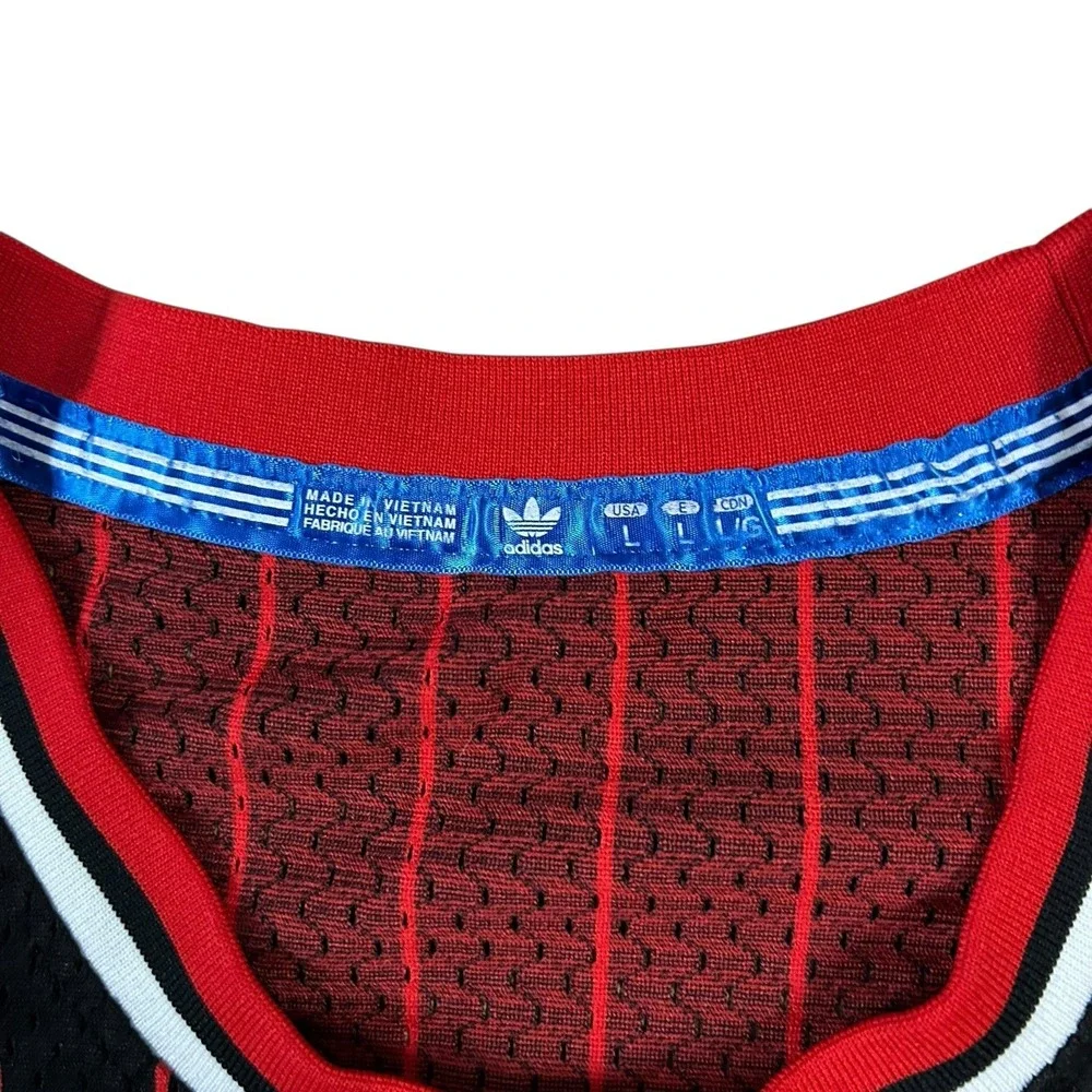 Adidas Chicago Bulls Swingman Size L +2 Mens‎ Scottie Pippen Jersey 95 96 #33